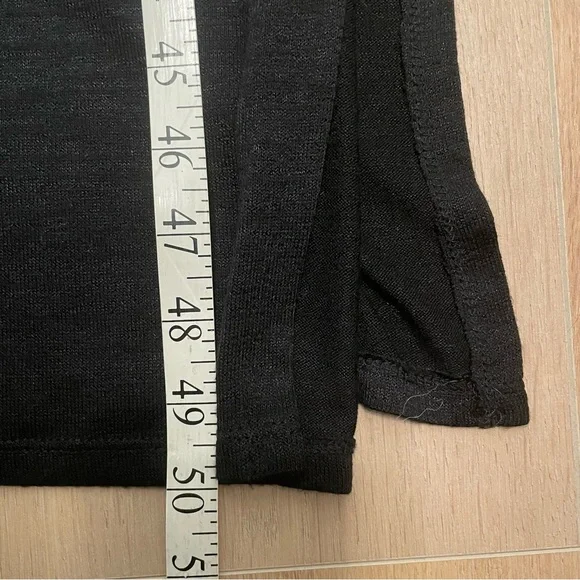 ARITZIA WILFRED FREE Elegant Black Long Sleeve Maxi Dress - Picture 8 of 8